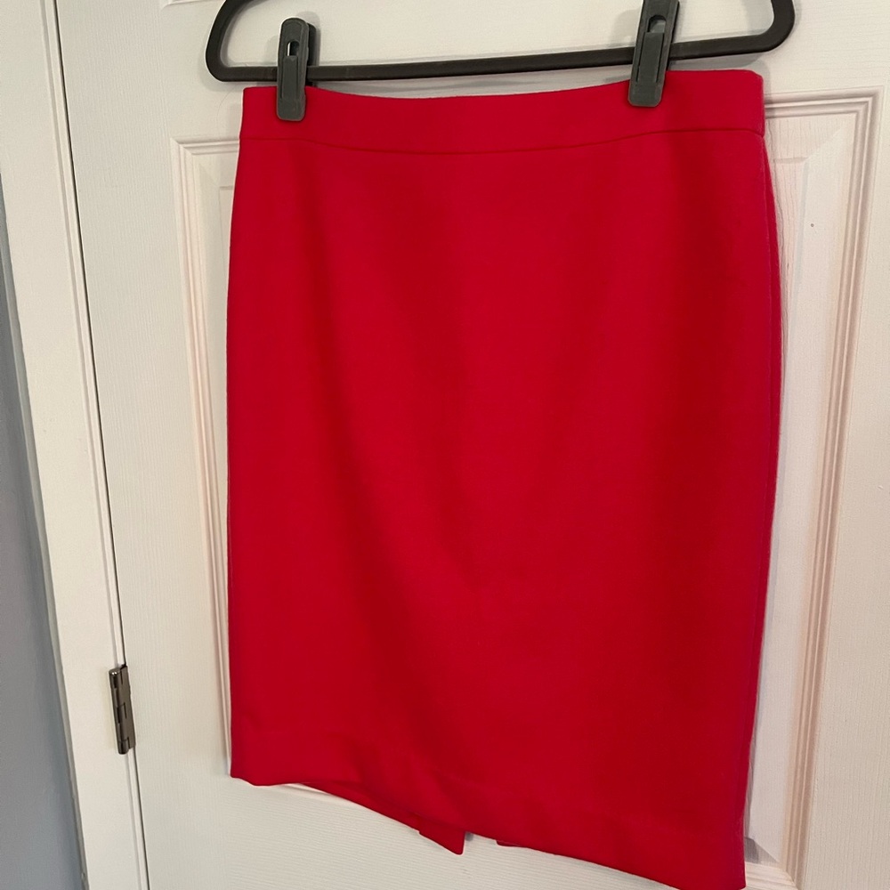 J.Crew no.2 pencil skirt bright pink